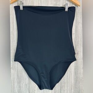 NWT! AERIE SHAPEWEAR Panties Tummy Sculpt Underwear Black Size Large Womens